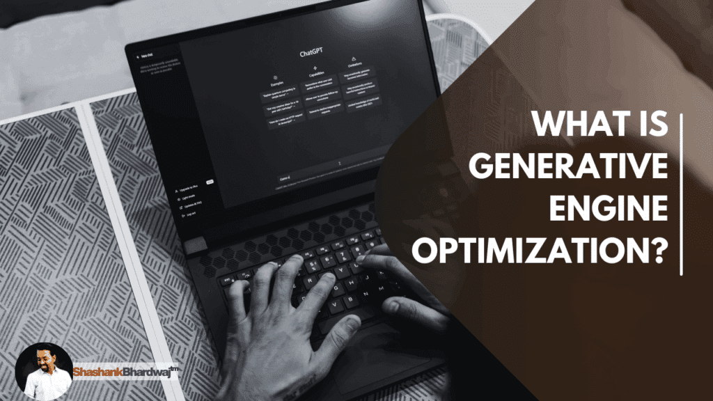 Generative Engine Optimization example dashboard