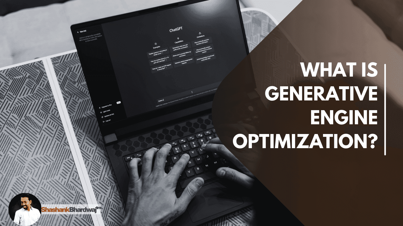 Generative Engine Optimization example dashboard