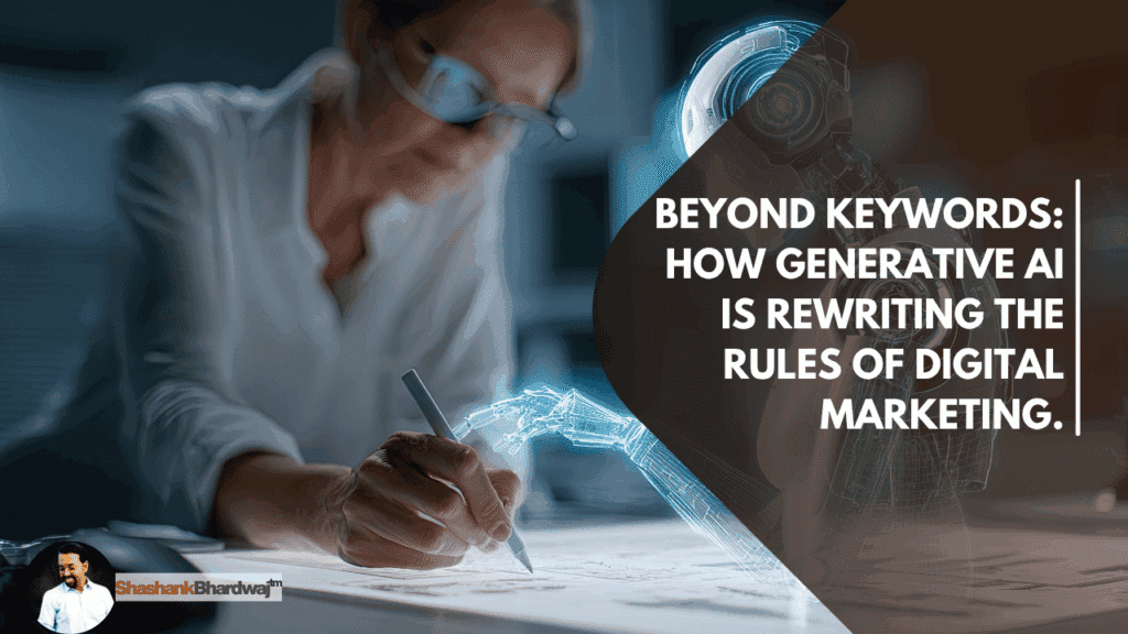 Generative AI in Digital Marketing illustration