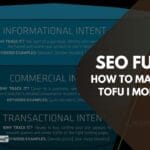 Diagram explaining SEO funnel stages