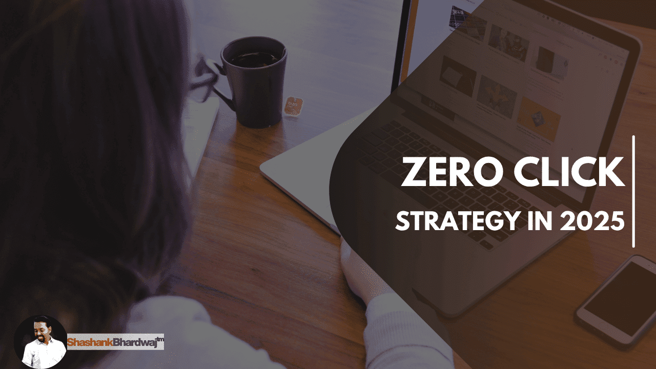 Google zero click seo strategy building for ranking in AI search results example